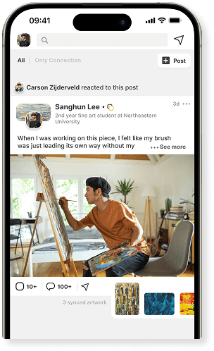 Wiroart Artist painting